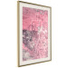 Poster Marble Shape - delicate feminine lineart on a pink background 118256 additionalThumb 2
