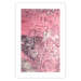 Poster Marble Shape - delicate feminine lineart on a pink background 118256 additionalThumb 25