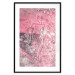 Poster Marble Shape - delicate feminine lineart on a pink background 118256 additionalThumb 17