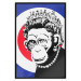 Wall Poster Monkey Queen - unique mural in Banksy style with an animal wearing a crown 118756 additionalThumb 18