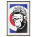Wall Poster Monkey Queen - unique mural in Banksy style with an animal wearing a crown 118756 additionalThumb 27