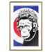 Wall Poster Monkey Queen - unique mural in Banksy style with an animal wearing a crown 118756 additionalThumb 26