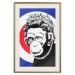 Wall Poster Monkey Queen - unique mural in Banksy style with an animal wearing a crown 118756 additionalThumb 25