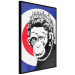 Wall Poster Monkey Queen - unique mural in Banksy style with an animal wearing a crown 118756 additionalThumb 12
