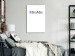 Canvas Print She and He - minimalist English inscriptions on a white background 120456 additionalThumb 3