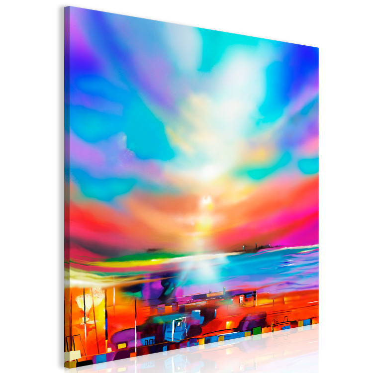 Canvas Print Colorful Sky Tones (1-part) - Abstract Summer Landscape 123356 additionalImage 2