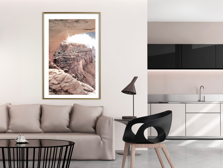 Poster Colorado Treasure - mountain landscape of Grand Canyon in orange 123856 additionalImage 15