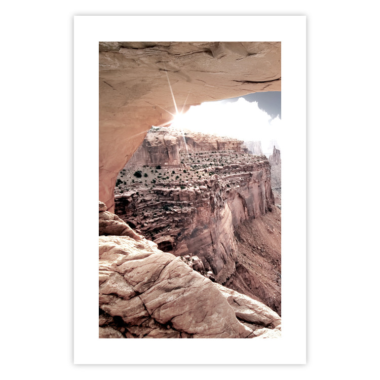 Poster Colorado Treasure - mountain landscape of Grand Canyon in orange 123856 additionalImage 25