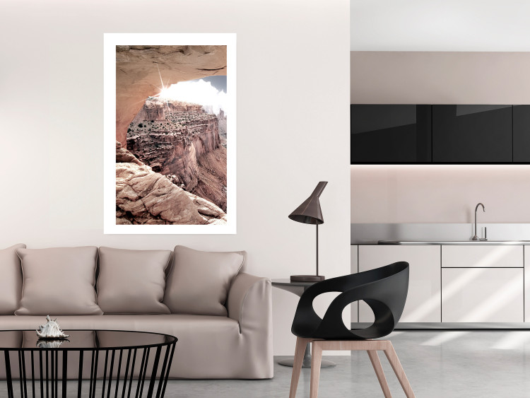Poster Colorado Treasure - mountain landscape of Grand Canyon in orange 123856 additionalImage 2