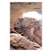 Poster Colorado Treasure - mountain landscape of Grand Canyon in orange 123856