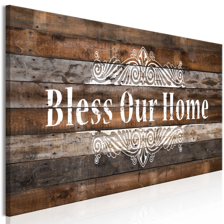 Canvas Bless Our Home (1 Part) Narrow 125856 additionalImage 2
