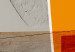 Wall Poster Loving Encounter - abstract orange geometric figure 126656 additionalThumb 6