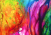 Canvas Colourful Rhino (1 Part) Wide 126956 additionalThumb 5