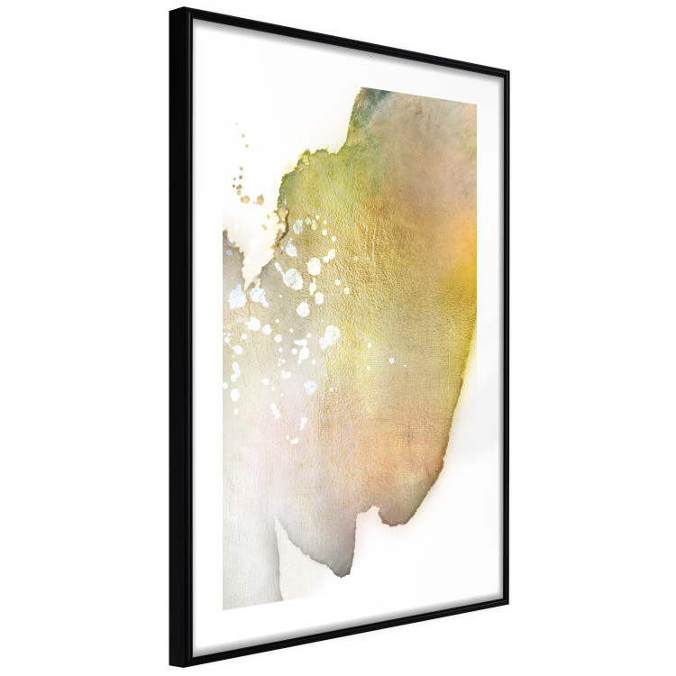Poster Golden Touch - abstract green texture on white background 127856 additionalImage 12
