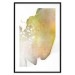 Poster Golden Touch - abstract green texture on white background 127856 additionalThumb 15