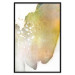 Poster Golden Touch - abstract green texture on white background 127856 additionalThumb 16