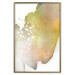 Poster Golden Touch - abstract green texture on white background 127856 additionalThumb 17