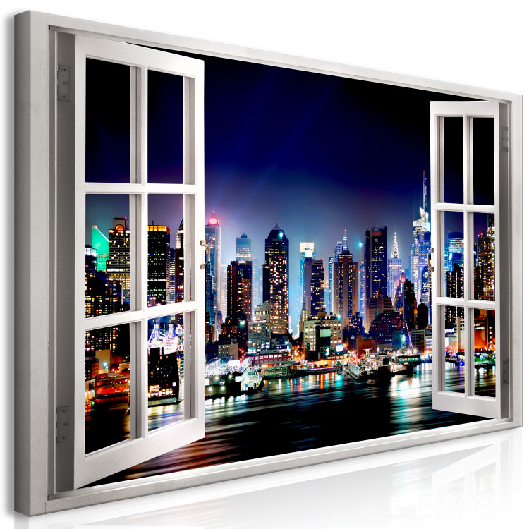 Large canvas print Window: View of New York II [Large Format] 128656 additionalImage 3