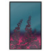 Poster Cosmic Flowers - abstraction with scarlet nature on an uneven background 129156 additionalThumb 14