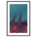 Poster Cosmic Flowers - abstraction with scarlet nature on an uneven background 129156 additionalThumb 16