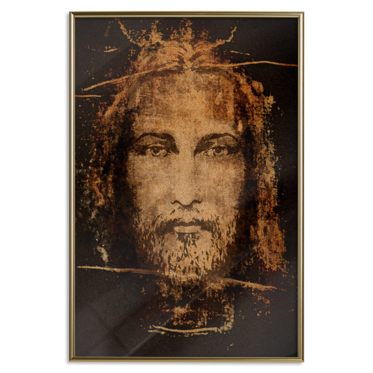 Poster Turin Shroud - sacred composition with reflection of the face of the Son of God 129356 additionalImage 17
