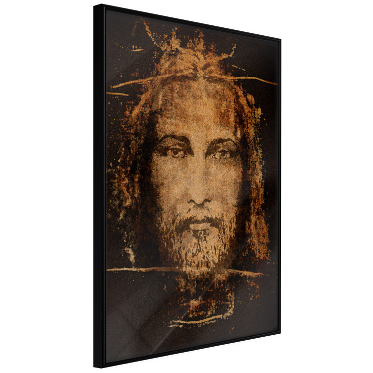 Poster Turin Shroud - sacred composition with reflection of the face of the Son of God 129356 additionalImage 2