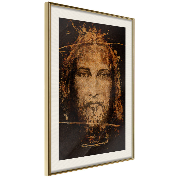 Poster Turin Shroud - sacred composition with reflection of the face of the Son of God 129356 additionalImage 12