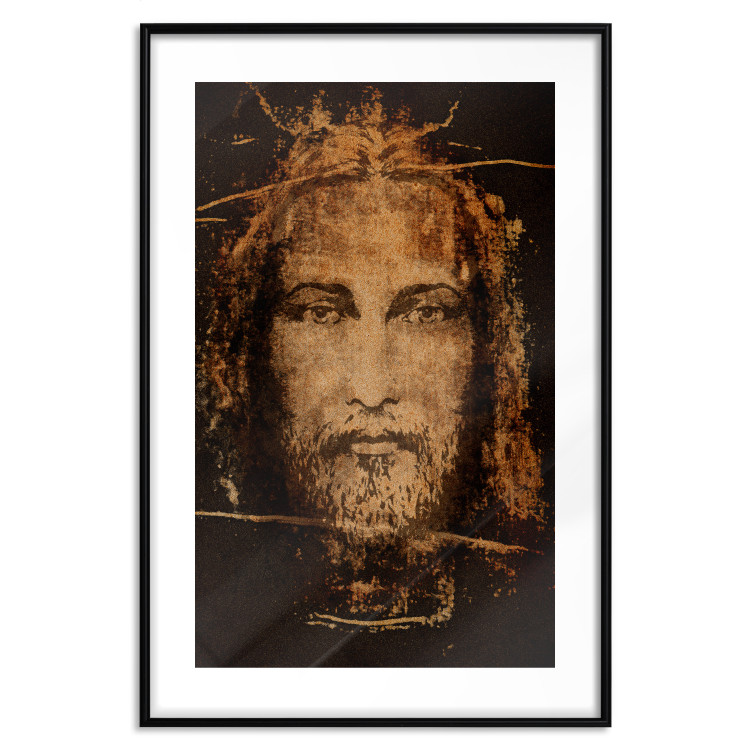 Poster Turin Shroud - sacred composition with reflection of the face of the Son of God 129356 additionalImage 15
