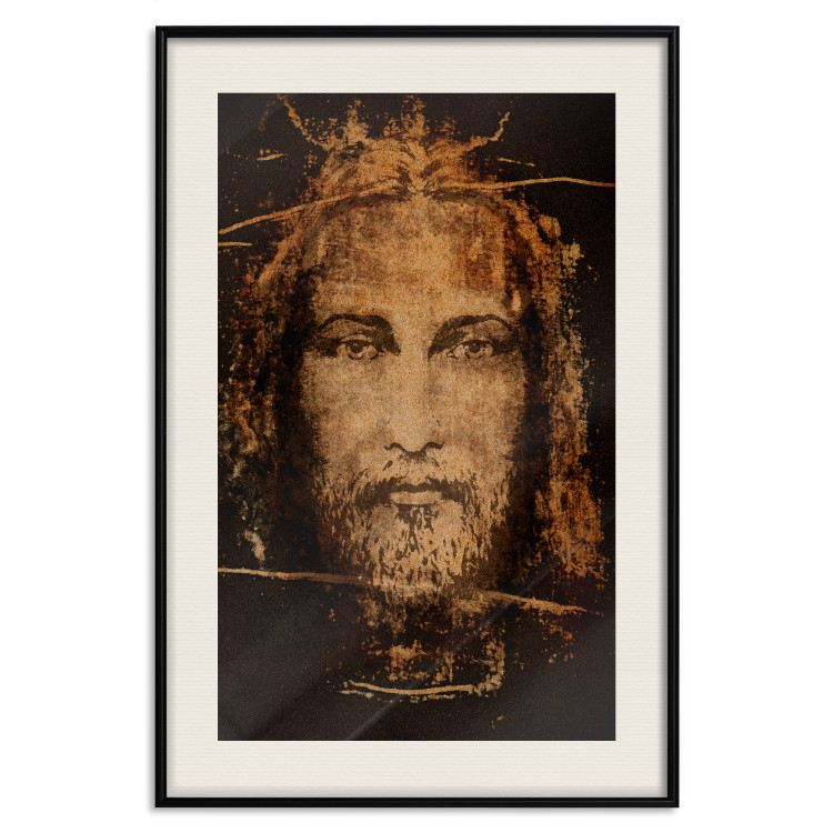 Poster Turin Shroud - sacred composition with reflection of the face of the Son of God 129356 additionalImage 19