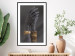 Wall Poster Exotic Duet - black hands with golden accents on a dark background 130456 additionalThumb 18