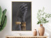 Wall Poster Exotic Duet - black hands with golden accents on a dark background 130456 additionalThumb 7