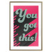 Wall Poster You Got This! - gray English texts boldly on a pink background 131956 additionalThumb 14