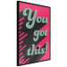 Wall Poster You Got This! - gray English texts boldly on a pink background 131956 additionalThumb 11