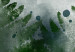 Canvas Fern in the fog - plant leaves in cold fog cloud, green and grey 134456 additionalThumb 4