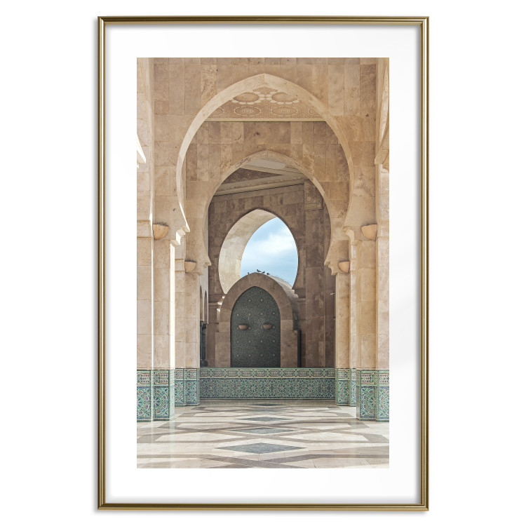 Wall Poster Stone Arches - architecture of a light-colored building with columns and ornaments 134756 additionalImage 26