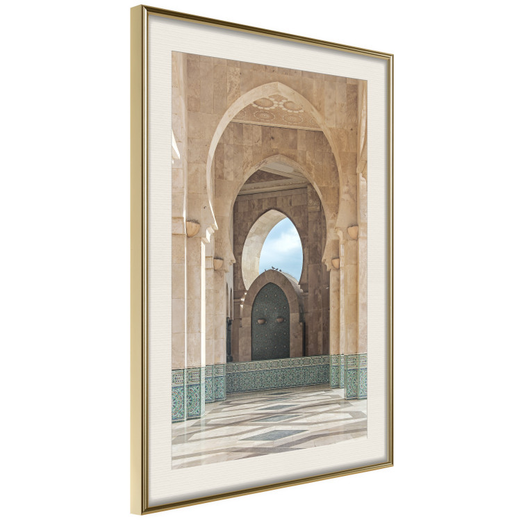 Wall Poster Stone Arches - architecture of a light-colored building with columns and ornaments 134756 additionalImage 3