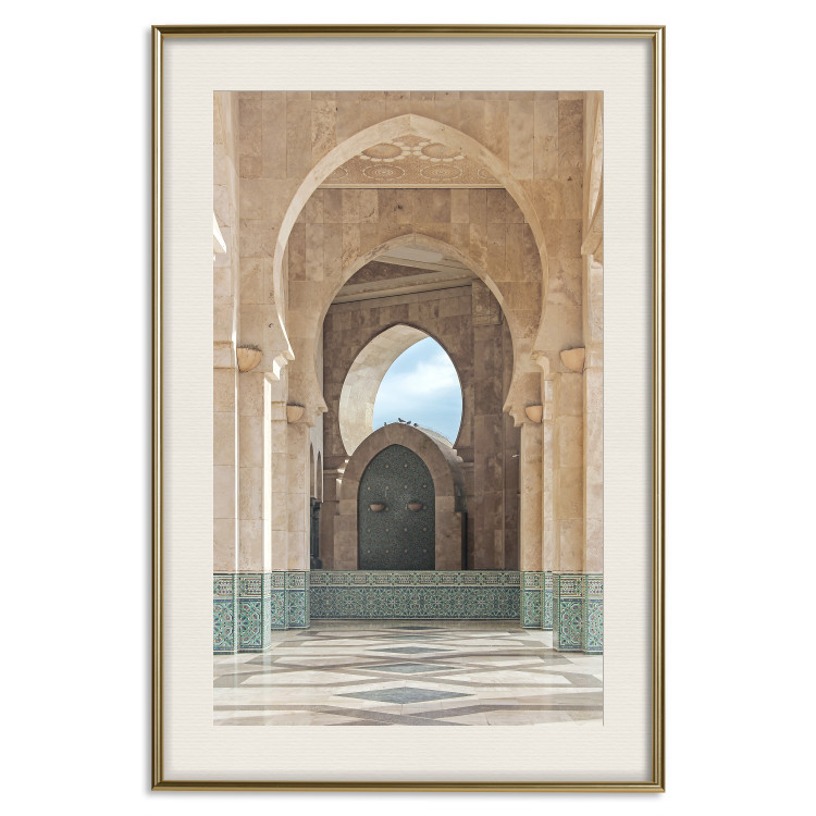 Wall Poster Stone Arches - architecture of a light-colored building with columns and ornaments 134756 additionalImage 24