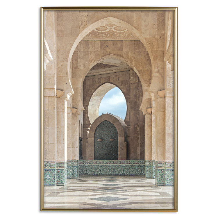 Wall Poster Stone Arches - architecture of a light-colored building with columns and ornaments 134756 additionalImage 16