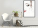 Poster Delicate Beauty - a portrait of a woman with red lips and a white background 136456 additionalThumb 14