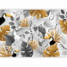 Photo Wallpaper Jungle animals - tropical theme with toucans, lemurs and leaves 138456 additionalThumb 5