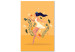 Canvas Print Dancing Among Flowers (1-piece) Vertical - woman amidst plants 138856