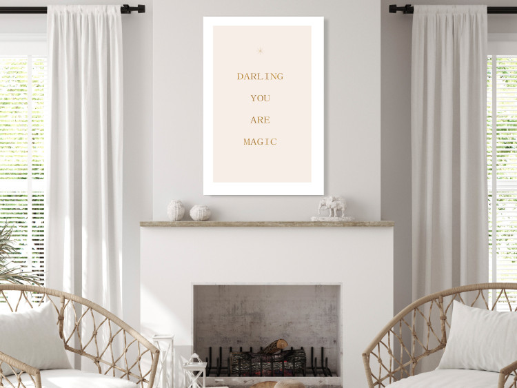 Wall Poster Love Confession - Golden Inscriptions on a Light Pink Background 145756 additionalImage 12