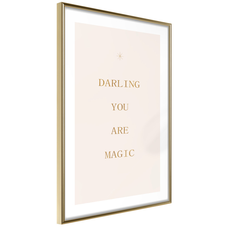 Wall Poster Love Confession - Golden Inscriptions on a Light Pink Background 145756 additionalImage 9