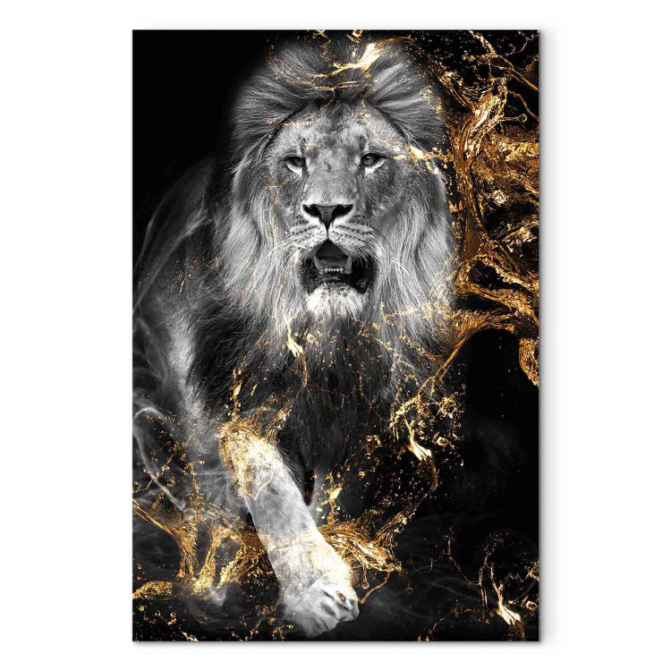Canvas Print King in Gold (1 Part) Vertical 150956 additionalImage 7