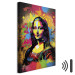 Canvas Print Colorful Mona Lisa - A Portrait of a Woman Inspired by Da Vinci’s Work 151056 additionalThumb 8