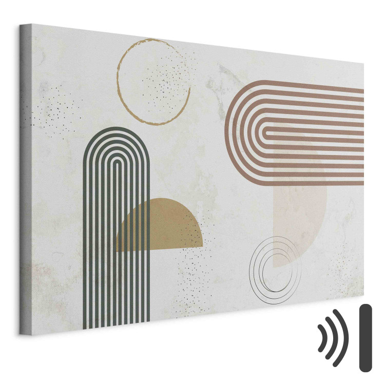 Canvas Print Harmonious Shapes - Abstract With Figures in Muted Colors 151256 additionalImage 8