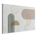 Canvas Print Harmonious Shapes - Abstract With Figures in Muted Colors 151256 additionalThumb 2