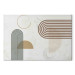 Canvas Print Harmonious Shapes - Abstract With Figures in Muted Colors 151256 additionalThumb 7