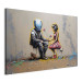 Canvas Meeting AI - Futuristic Colorful Graffiti in the Style of Banksy 151756 additionalThumb 2