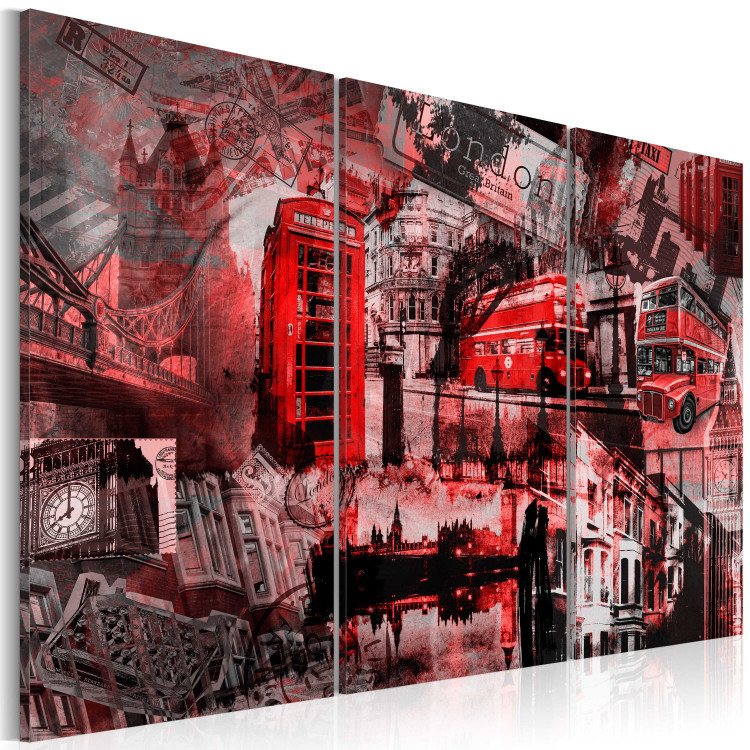 Canvas Print Red London 55656 additionalImage 2